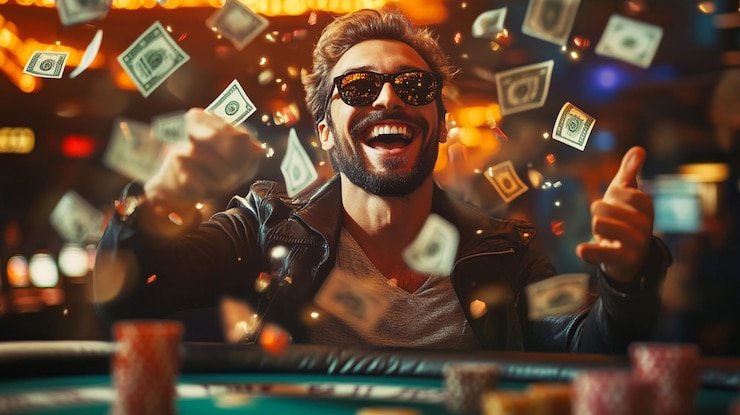 Pengguna menikmati permainan aksara4d dengan pengaturan Responsible Gaming pada layar smartphone
